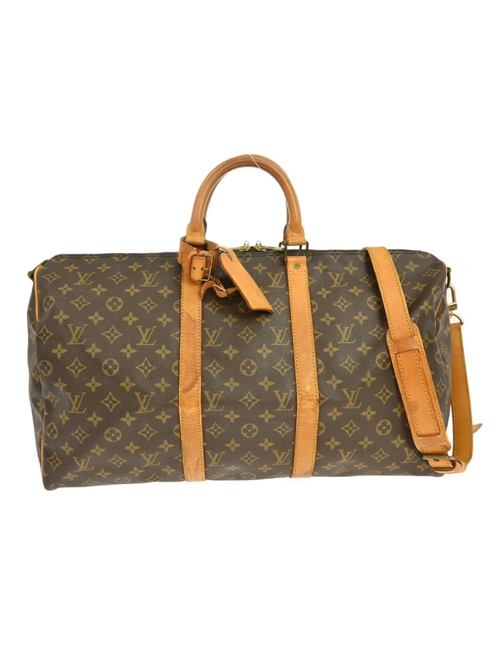 Authentic Louis Vuitton keepall 50 bandouliere travel unisex with strap